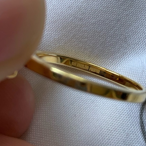 Sterling silver with 14k gold stacking ring - Picture 6 of 8